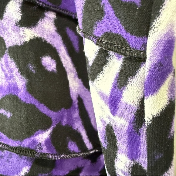 Animal Print Faux Layered Sleeveless Shirt Size 14P/L Peter Nygard TanJay - Picture 8 of 17